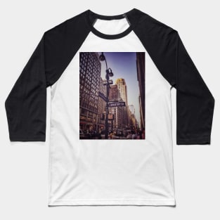 Manhattan, New York City Baseball T-Shirt